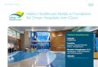 Halton Healthcare Builds a Foundation · Halton Healthcare case study Results • Extend real-time communications across two new large healthcare facilities to enhance healthcare