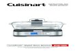 CookFresh Digital Glass Steamer STM-1000...5. Do not operate any appliance with a damaged cord or plug, or after the appliance malfunctions, or is dropped or damaged in any manner