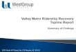 Valley Metro Ridership Recovery Topline Report...2020/07/20  · Research Objectives Research Goal: Valley Metro commissioned WestGroup Research to conduct an online survey of Metro-Phoenix