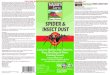 Simply Effective SPIDER & INSECT DUST product. Treat wall voids as noted in the general pest section. Treatment of Nests in Walls and Infested Wood: Ants, stinging insects and wood-Simply