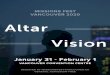 MISSIONS FEST VANCOUVER 2020 Altar Vision€¦ · MISSIONS FEST VANCOUVER 2020 January 31 - February 1 VANCOUVER CONVENTION CENTRE REGISTER AT MISSIONSFESTVANCOUVER.CA GENERAL ADMISSION
