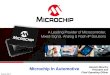 Microchip In Automotive Ganesh Moorthy President and Chief ... · Business Update Net sales for Q1FY18 expected to be +4.5% to +6% sequentially (previous guidance +2% to +7%). Non