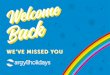 Welcome back to Argyll Holidays · Welcome back to Argyll Holidays It’s time to escape with Argyll Holidays as you head back to our parks. We’re so excited to have everyone back