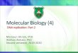 Molecular Biology (4) - Doctor 2019 - JU Medicine · 2020. 4. 1. · Molecular Biology (4) DNA replication: Part 2 Mamoun Ahram, PhD Walhan Alshaer, PhD Second semester, 2019-2020