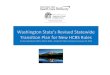 Washington State--Transition Plan for New HCBS Rules ... · integrated home and community-based settings, and is a leader in providing clients with choices regarding the settings