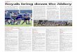 56 JERSEY EVENING POST FRIDAY 1 MARCH 2019 SPORT Royals ... · the final act of the game to round off a 38-19 victory . Royals officials thanked sponsors Dominion, Baker and Partners