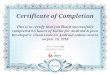 Certificate of Completion This is to certify that Jan ... · Certificate of Completion This is to certify that Jan škach successfully completed 9.5 hours of Kotlinfor Android & Java