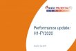Performance update: H1-FY2020 - ICICI Bank...Protection mix 9.3% 14.8% Strategic elements (3/4) 8 Persistency Improve persistency across all cohorts Persistency1 FY2019 5M-FY2020 13th