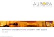 PowerPoint Presentation - Aurora Energy Research...a 6 A carbon price floor significantly increases certainty on 25-30% of revenues of a merchant asset and decreases capital costs