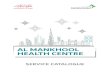 AL MANKHOOL HEALTH CENTRE Library/SC/PHC/Al Mankhool...AL MANKHOOL HEALTH CENTRE Contacts Al Mankhool, Street 10 C Dubai, UAE Makani: 27971 93362 800342 To call from outside UAE +971