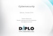 Vladimir Radunoviؤ‡ - ITU 2019. 9. 27.آ  Cybersecurity. Vladimir Radunoviؤ‡. Director, cybersecurity