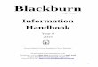 Blackburn · 2014. 9. 17. · Blackburn Information Handbook Year 9 2015 Great School! Great Students! Great Results! ... Students complete a Careers Workshop or “Jobs Test” inventory