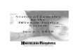 Status o f F s Juve e - Iowa Department of Human Rights of... · n October 2007, the inaugural Girls’ Summit on females in the juvenile justice system was held. This Summit brought