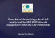 Presentation on the Strategic and Operational Plan of the ... CSO NETWORK... · The GEF Agencies and GEF CSO Network should undertake discussions to identify options for enhanced