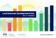 Local Economic Development in B.C. - British Columbia · 2019. 5. 8. · 2018 B.C. Local Economic Development Survey The strong collaboration culture in the Thompson Okanagan and