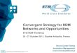 Convergent Strategy for M2M Networks and Opportunities · 2011. 10. 27. · Innovation Management bruno-a-tomas@telecom.pt Convergent Strategy for M2M Networks and Opportunities ETSI