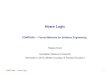 Hoare Logic - Research School of Computer Science · Hoare Logic COMP2600 — Formal Methods for Software Engineering ... COMP 2600 — Hoare Logic 5. ... likely to take the formal