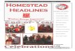 HOMESTEAD HEADLINES HOMESTEAD HEADLINES HOMESTEAD of her life. Staff Commitment - A truly fantastic