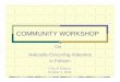 COMMUNITY WORKSHOP€¦ · City of Folsom October 5, 2004 On. Presentation Overview Where we’ve been zDiscovery of Naturally-Occurring Asbestos in Folsom zInterim Actions Taken