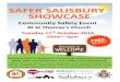 SAFER SALISURY SHOWASE - South Wilts Mencap · Tuesday 11th October 2016 10am—2pm Salisbury Safer & Supportive Community group welcomes you. Stalls, talks and workshops. Tea, coffee