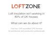Loft insulation isn’t working in 80% of UK houses: What ... · BS 5268:Part 3 for modern trussed raer roofs require the lo# ceiling to support: – 0.25 kN/m2 distributed imposed