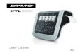 User Guide · 2020. 5. 26. · 1 XTL™ 500 User Guide About Your New Label Maker With the DYMO® XTL™ 500 electronic label maker, you can design and print multiple label types,