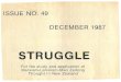 STRUGGLE · 2014. 6. 5. · STRUGGLE · For the study and application of Marxism-Leninism-Mao Zedong Though.t In New Zealand · Debate on Marxist_ principles should · not stop united