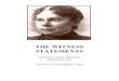 THE WITNESS STATEMENTS - Lizzie Borden · the witness statements for the lizzie borden murder case august 4 - october 6, 1892