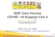 GSF Care Homes COVID -19 Support Call 4 · 2020. 7. 14. · Southbourne Bournemouth. Feedback- how GSF has helped “ Without the knowledge and skills that the GSF has brought us,