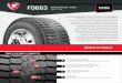 Drive Tire - Bridgestone Commercial...long tread life, outstanding traction and reliable durability make the FD663 the perfect tire to satisfy the demands of today’s trucking fleets