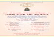 Prakrit INT Conference - mahamasthakabhisheka.com€¦ · HOLY PRESENCE Parama Poojya Charitrachakravarthi Acharya Shri Shri 108 Shantisagar Maharaja's Successor Pancham Pattadisha