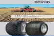 Flyer STARCO SG Flotation-AW 2018 ver002 · Good traction on soft soil and grass STARCO designed and engineered. Designed and developed to OEM standards, The STARCO AW range of agricultural