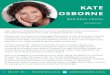 KATE OSBORNE SPEAKER KIT - Leisure Seekers€¦ · SPEAKERS KIT Kate Osborne has dedicated her career to working with small businesses and franchises helping them shine, shift mindsets