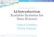 Introduction Scalable Systems for Data Sciencecds.iisc.ac.in/wp-content/uploads/L1.Introduction.pdf · Introduction to Cloud Computing, Parallel Programming Topics in Web-scale Knowledge