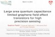 Large area quantum capacitance limited graphene field ...phantomsfoundation.com/IMAGINENANO/2018/Presentations/Imagi… · Large area quantum capacitance limited graphene field effect