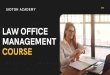 Law Office Management Course Outline - Siotoh Academy