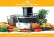 NUTREX JUICER - Rena Ware€¦ · Rena Ware’s juice extraction and pureeing system works efficiently and conveniently to give you deliciously fresh and healthy juices with all their