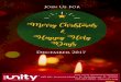 Merry Christmas Happy Holy Days - First Unity...2017/12/11  · First Unity Spiritual Campus 460 46th Avenue North ∙ St. Petersburg, FL 33703 727.527.2222 ∙ firstunity.org Merry