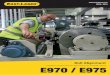 E970 / E975 · 2020. 2. 25. · ish, Russian, Polish, Dutch, Italian, Japanese, Korean and Chinese are available. ERGONOMIC ... and images and export to your maintenance systems