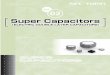 FOR CORRECT USE OF SUPER CAPACITORS · 6 Super Capacitors Vol.02 Description Conductive rubber membranes contain the electrode and electrolyte material and make contact to the cell