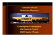 Tubman African American Museum...Christopher Champagne Mechanical Option Tubman African American Museum Atlanta, Georgia Presentation Goals Investigation of the air-cooled water chillers: