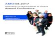 Association of Municipalities of Ontario Annual Conference · The Honourable Steven Del Duca. AMOl08.2017 Annual Conference 1 Ministry of Transportation Improving Goods Movement Background