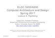 ELEC 5200/6200 Computer Architecture and Design Spring 2017 · 2/20/2017 ELEC 5200-001/6200-001 Lecture 5 5 Mechanical Electrical Painting Testing Mechanical Electrical Painting Testing