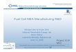 Fuel Cell MEA Manufacturing R&D - Energy.gov · 2008. 6. 24. · Fuel Cell MEA Manufacturing R&D Michael Ulsh & Huyen Dinh National Renewable Energy Lab Adam Weber Lawrence Berkeley