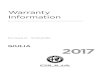 2017 Alfa Romeo Giulia Warranty Information - FCA Group · the warranty periods. Alfa Romeo Retailers are best equipped and trained to provide all levels of service and maintenance