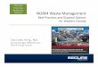NORM Waste Management - ESAA · 2016. 1. 22. · 7) Waste Management 8) Documentation Step 1 –NORM Management Program. 23 ... Pembina- Class I Landfill Disposal - Solid NORM Waste