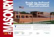 BacktoSchool with Masonry Construction · 4 MASONRY 23:2 The Wentzville School District might be the fastest growing school district in the state of Missouri. JDS Masonrytackled the