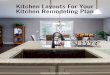 Kitchen Layouts for your Kitchen Remodeling Plan · L-shaped kitchens have one corner space for deep storage. Two countertops on joining perpendicular walls that form the L-shape