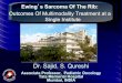 Dr. Sajid. S. Qureshi · Dr. Sajid. S. Qureshi Associate Professor, Pediatric Oncology ... 2 patients with large disease had inoperable disease. Duration of surgery 2.35 hours (range,