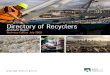 Eunomia Consulting · Introduction Welcome to Auckland Regional Council’s Recycling Directory. This directory has been published to assist householders/ businesses to find recyclers